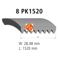 Courroie accessoires pour Daf LF