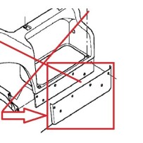 Jupe d'aile avant droit pour Renault Trucks Midlum