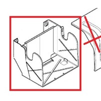 Caisson boite à batterie pour Renault 7420806865