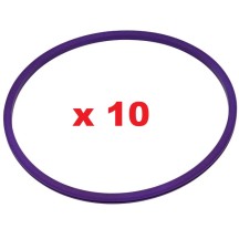 Lot de 10 joints torique pour cylindrée, en Violet, pour Daf 1603977