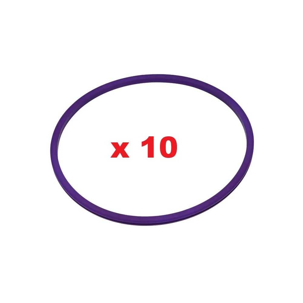 Lot de 10 joints torique pour cylindrée, en Violet, pour Daf 1603977