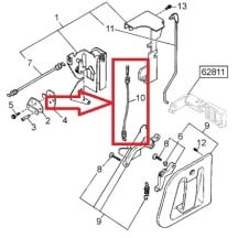 Câble de porte pour Renault Kerax 5001836273
