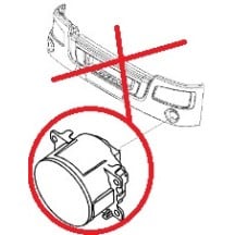 Anti Brouillard droit pour Renault 7485138790
