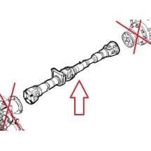 Arbre de Transmission 3680 mm pour Iveco 504272187
