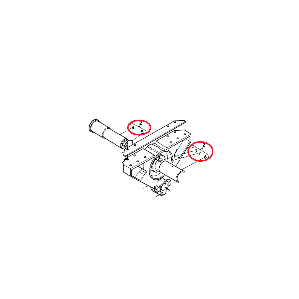Ferrure support pivot de balancier pour Renault 5010064760