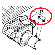 Ferrure pivot de balancier (R13) pour Renault 5010064837