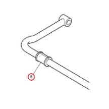 Silentbloc de barre stabilisatrice Avant (sur le corps) pour Renault (à l'unité)
