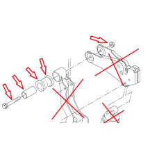 Douilles, suspension de cabine pour MAN TGA - 85960200004