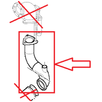 Tube sortie turbo pour RENAULT PREMIUM – 5010467905