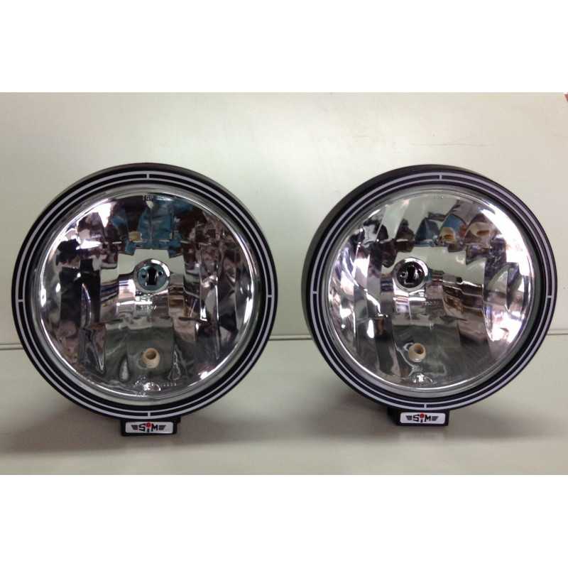 Lot de 2 projecteurs Longue Portée 12/24V pour camion ...