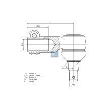 Rotule pour DAF 0273203 / DAF 0648636