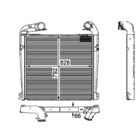 Radiateur air / intercooler pour Scania