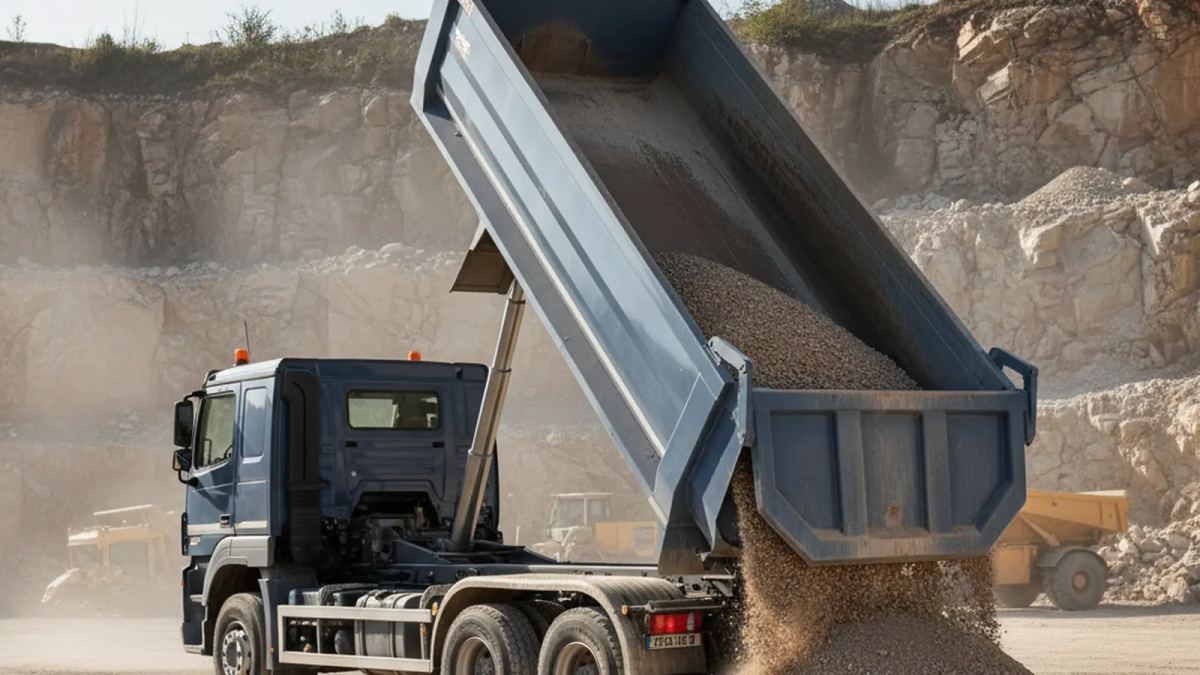 Comment lever une benne de camion ?