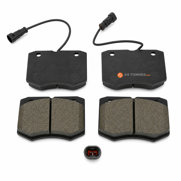 Kit de garnitures de disque de frein essieu avant pour IVECO - 01906428