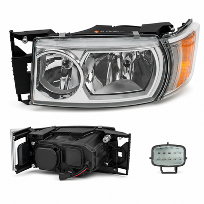 Phare principal, gauche, 24 V, H7 pour SCANIA - 2000049 2241828 2416136 — réf. 44T-6275SU, pièce détachée poids lourd