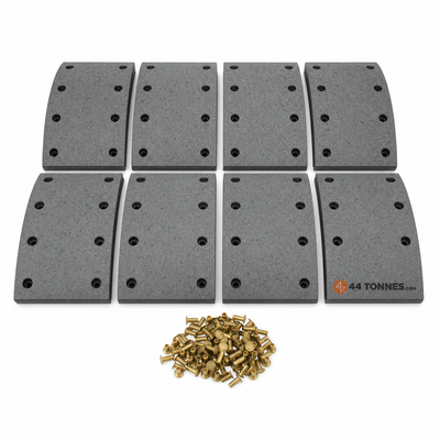 Kit de garnitures de frein à tambour essieu avant pour VOLVO - 0003095164 270515 270515S — réf. 44T-65JDWW, pièce détachée poids lourd