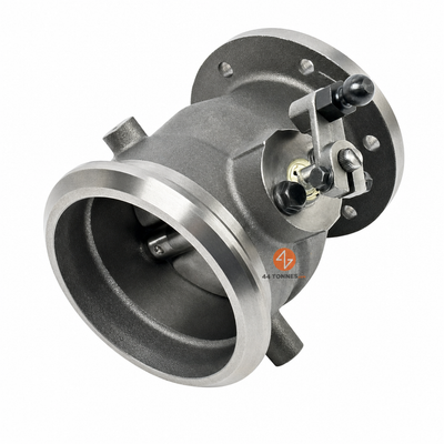 Carter de volet de frein d'échappement pour MERCEDES-BENZ - 4571402253 A4571402253 — réf. 44T-9SDUFU, pièce détachée poids lourd
