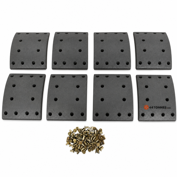 Kit de garnitures de frein à tambour essieu arrière pour IVECO - 0000001906413
