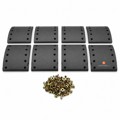 Kit de garnitures de frein à tambour essieu arrière pour BPW — réf. 44T-B4ZQ5M, pièce détachée poids lourd