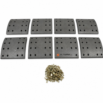 Kit de garnitures de frein à tambour essieu arrière pour DAF - 0682102 0682106 0682818 — réf. 44T-C9KNKN, pièce détachée poids lourd