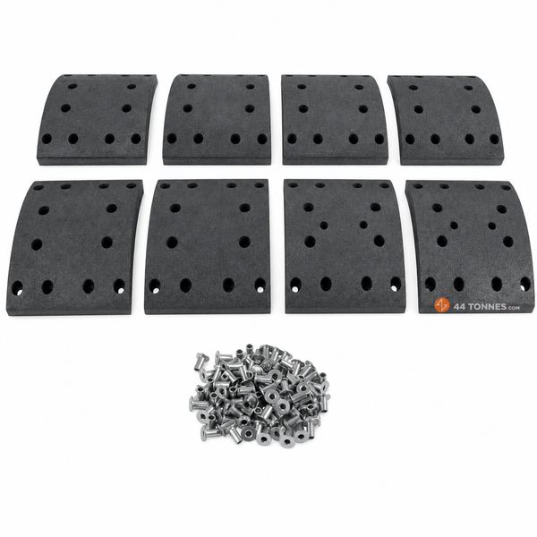 Kit de garnitures de frein à tambour essieu avant pour IVECO - 0000002992114 0000002996508