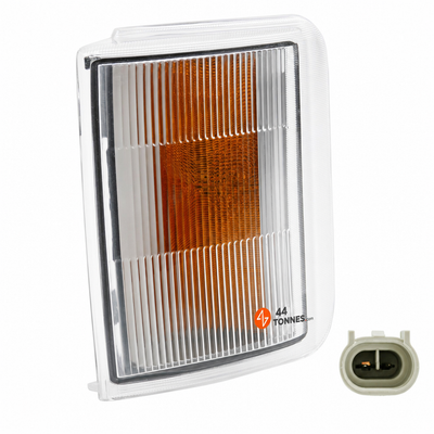 Feu clignotant avant gauche pour IVECO - 0000500099013 0000500340696 04855968 — réf. 44T-QMTKNT, pièce détachée poids lourd