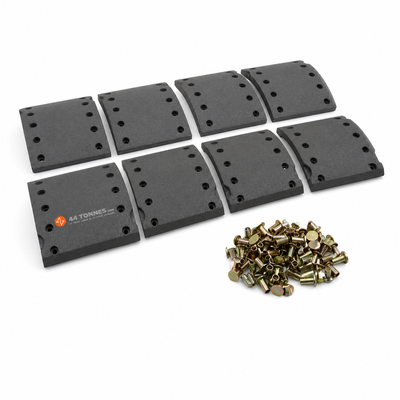Kit de garnitures de frein à tambour essieu arrière pour RENAULT - DAF 0303910 — réf. 44T-R4LSRV, pièce détachée poids lourd