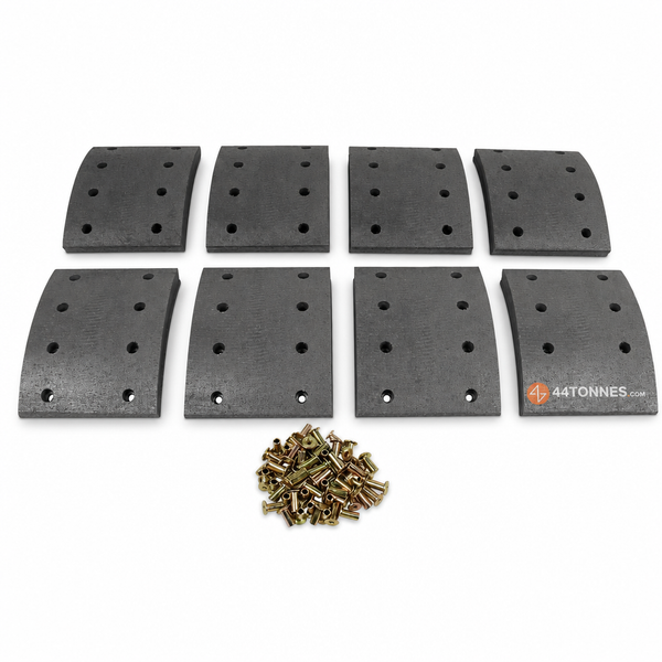 Kit de garnitures de frein à tambour essieu arrière pour DAF - 0070707 0070708 0682416