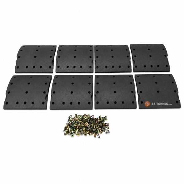 Kit de garnitures de frein à tambour essieu arrière pour VOLVO - 0003093261 0003093262 0003093265