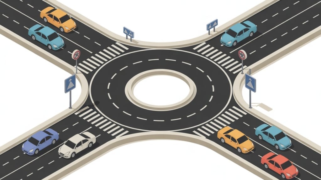 Rond Point : Nombre & Code la Route